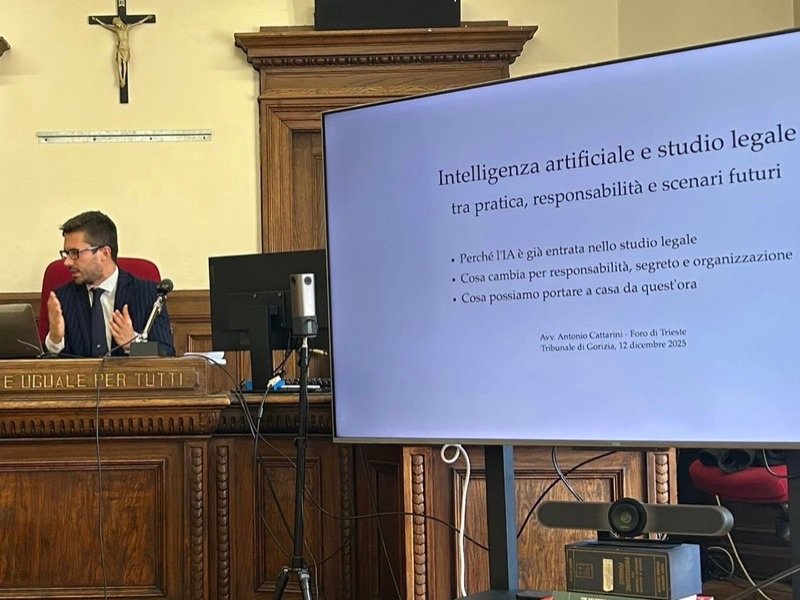 «Intelligenza artificiale e studio legale» — Tribunale di Gorizia